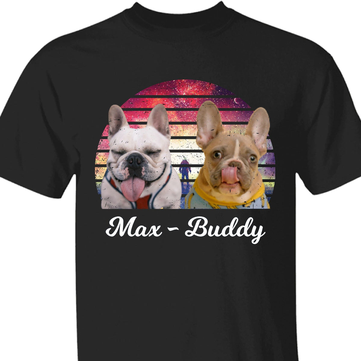 GeckoCustom Dog Cat Vintage Retro Photo Shirt, Custom Photo Shirt For Kids