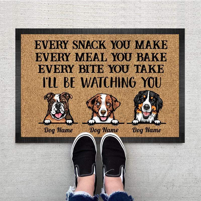 GeckoCustom Every Snack You Make Cartoon Dog, Housewarming Gift, Home Decoration, Dog Lover Gift HN590 15x24in-40x60cm