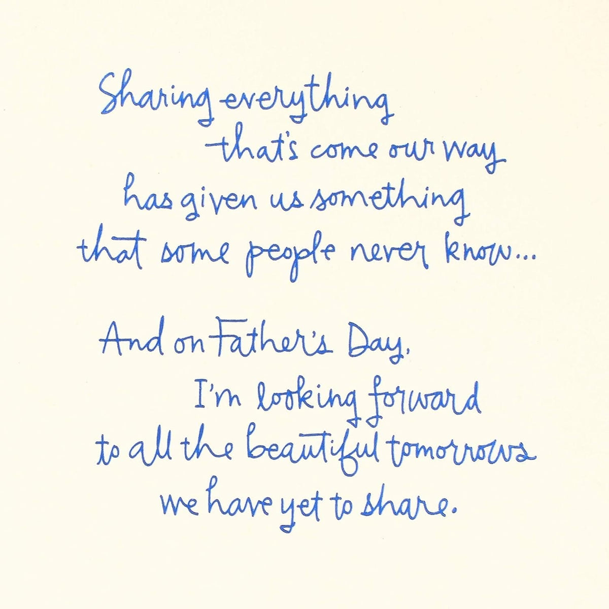 GeckoCustom Fathers Day Card for Husband (Beautiful Tomorrows) (659FFW2147)