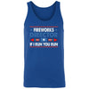 GeckoCustom G500 5.3 oz. T-Shirt Unisex Tank Top / True Royal / X-Small