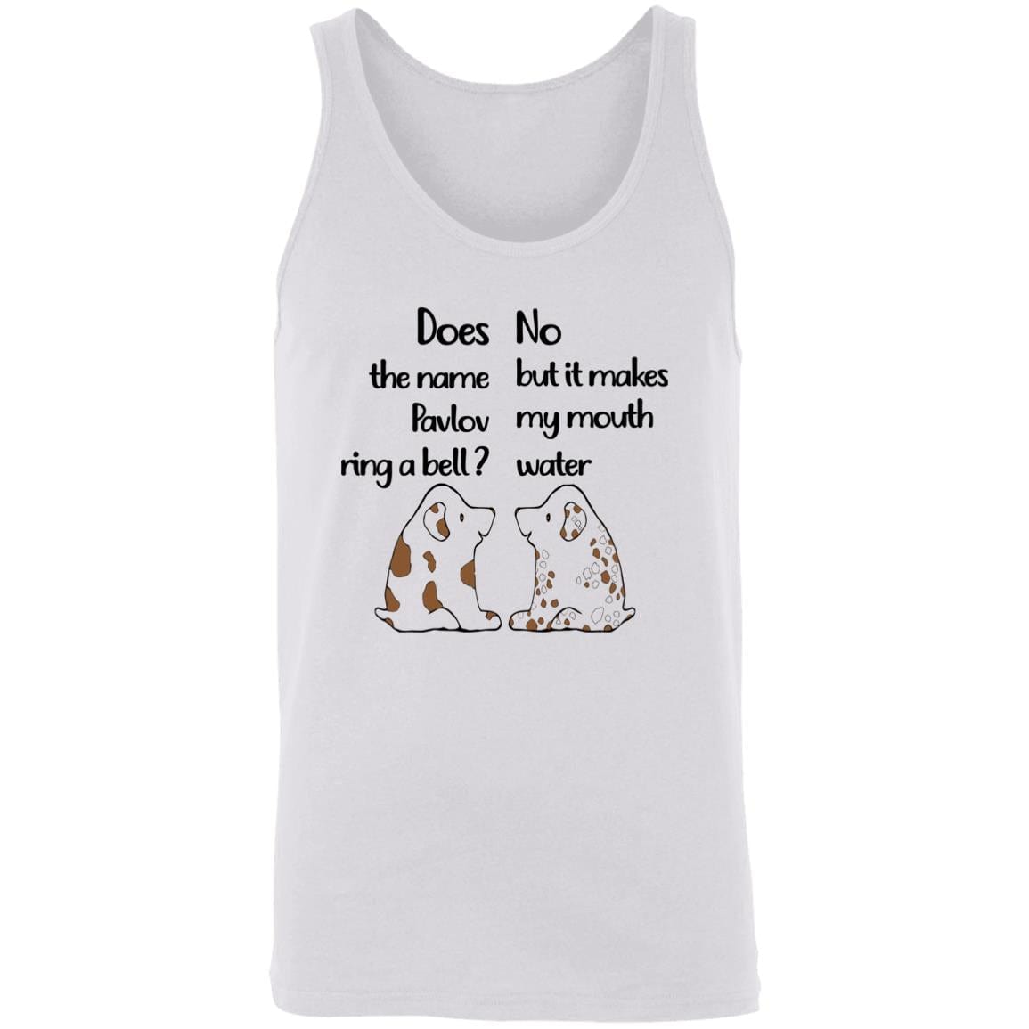 GeckoCustom G500 5.3 oz. T-Shirt Unisex Tank Top / White / X-Small