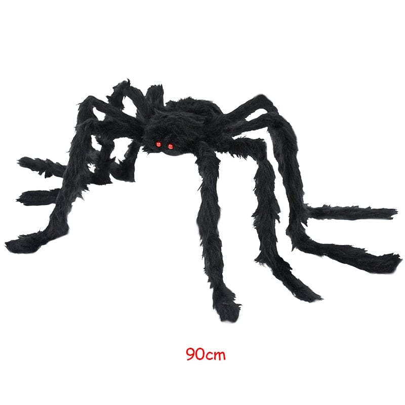 GeckoCustom Giant Spider Web Scary Props Horror Halloween Party Decorations 1pc 90cm spider