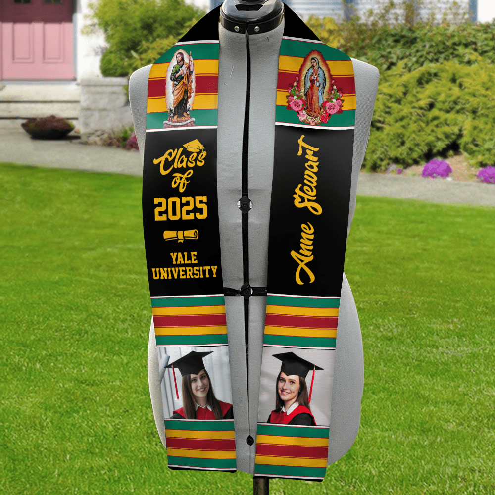 GeckoCustom Graduation 2024 Stoles Sash, Graduation Gift, Mexico Senior Gift HN590 HA75 895082