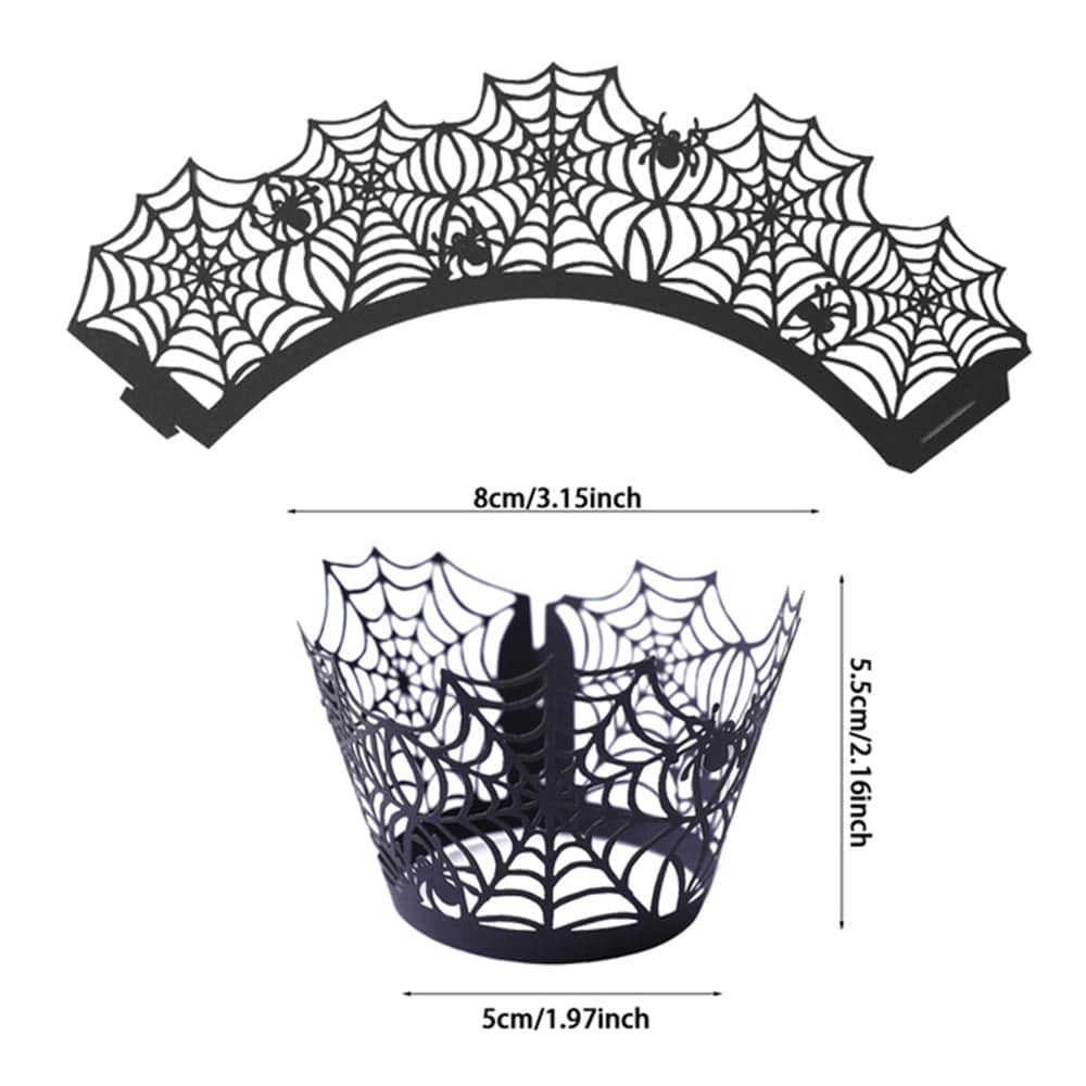 GeckoCustom Halloween Bat Table Runner Black Spider Web Lace Tablecloth Fireplace Curtain for Halloween Party Decoration Horror House Props as picture 12