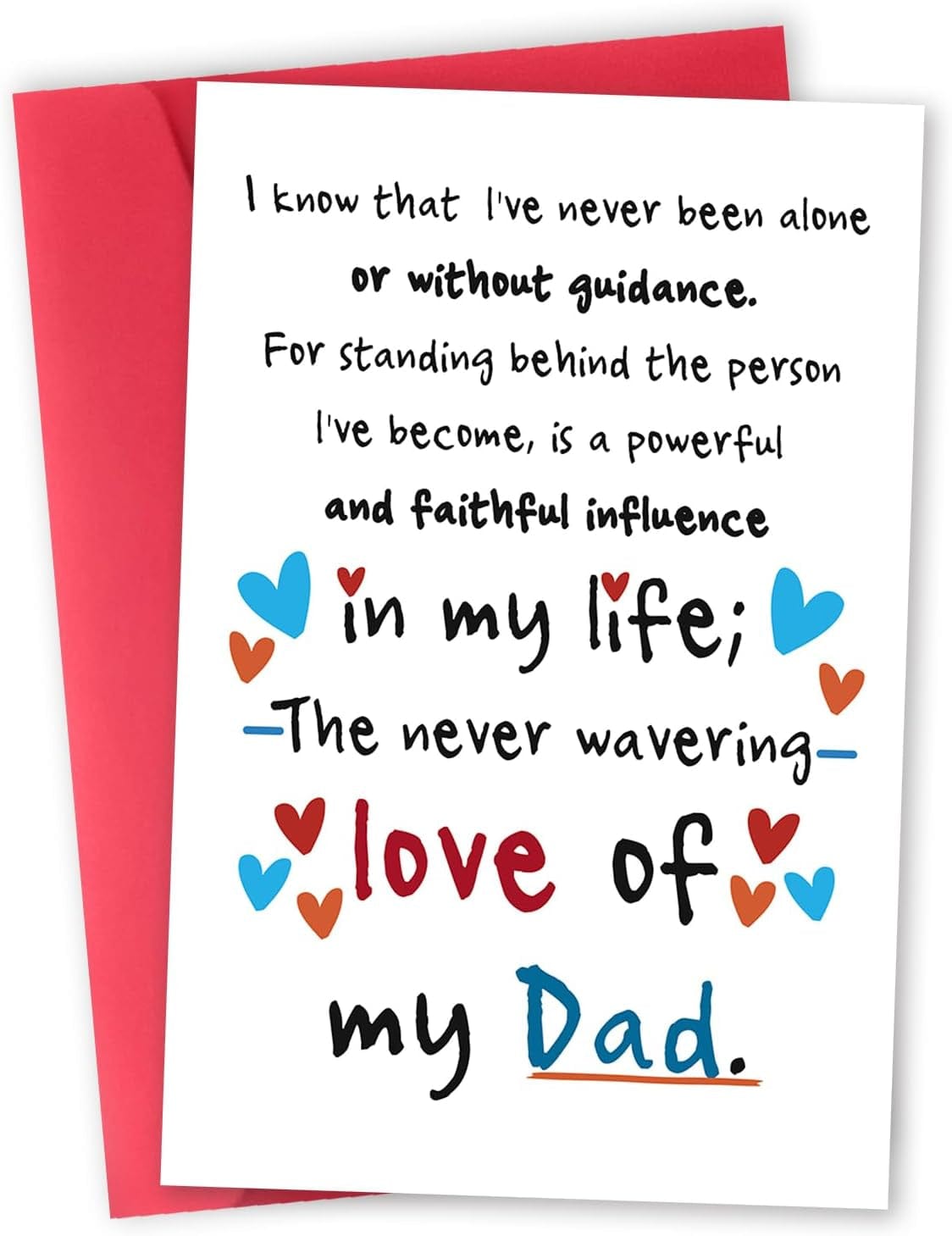 GeckoCustom Happy Father'S Day Card for Dog Dad, Funny Dog Dad Gifts for Men Him, Best Dog Dad Card, Gifts from Dog, Lovely Dog Dad Father'S Day Card from Son Daughter Love Of My Dad