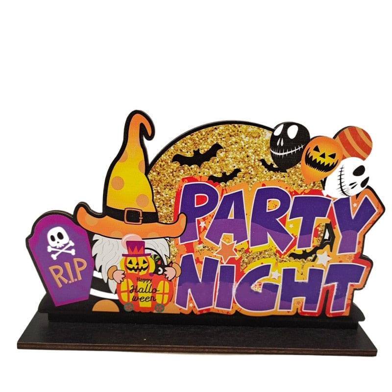 GeckoCustom Happy Halloween Ghost Festival Party Decorations