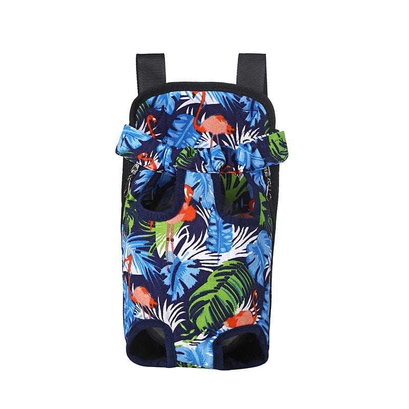 GeckoCustom HOOPET Carrier for Dogs Pet Dog Carrier Backpack Mesh Outdoor Travel Products Breathable Shoulder Handle Bags for Small Dog Cats Flamingo / S