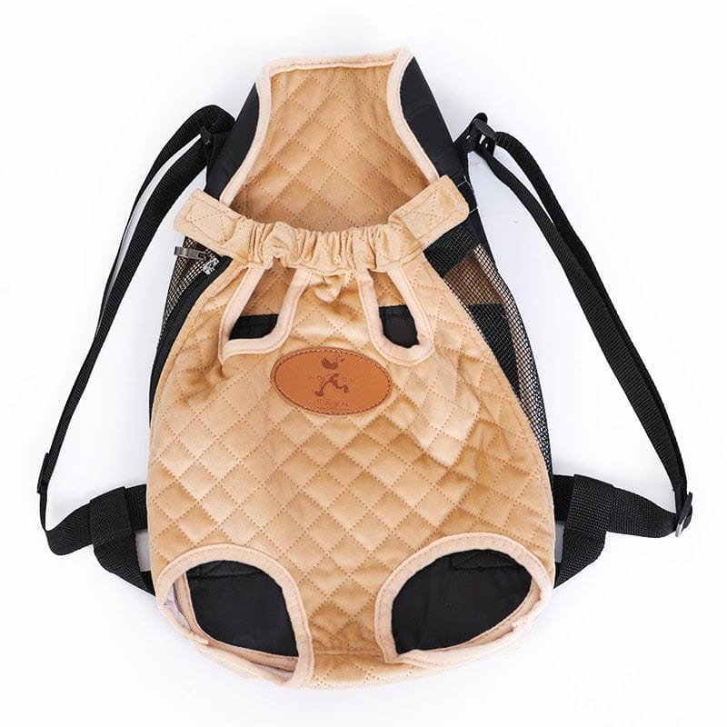 GeckoCustom HOOPET Carrier for Dogs Pet Dog Carrier Backpack Mesh Outdoor Travel Products Breathable Shoulder Handle Bags for Small Dog Cats Apricot / S
