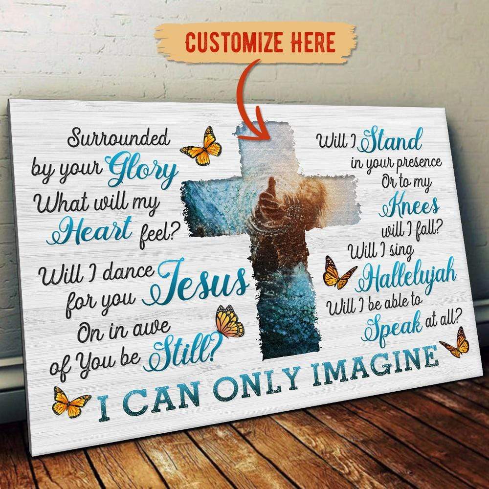 GeckoCustom I Can Only Image Jesus Canvas HN590