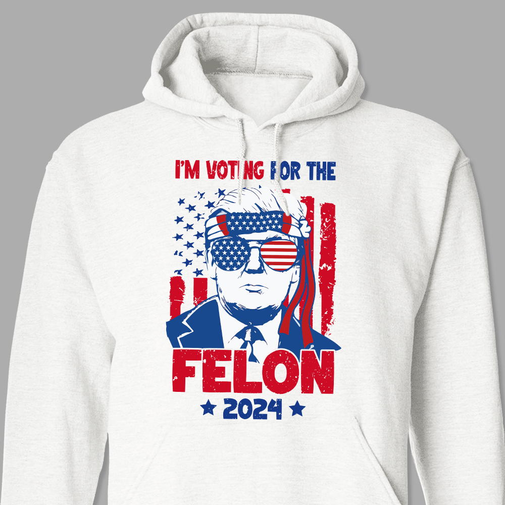 GeckoCustom I'm Voting For The Felon 2024 Personalized Gift Shirt HA75 890794