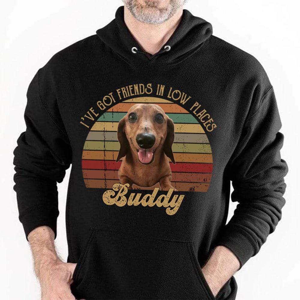 GeckoCustom I've got friends in low plasces Vintage Retro upload photo, Custom Photo Shirt HN590