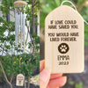 GeckoCustom If Love Could Have Saved You Memorial Wind Chimes Personalized Gift N369 889979 Natural - Black Text
