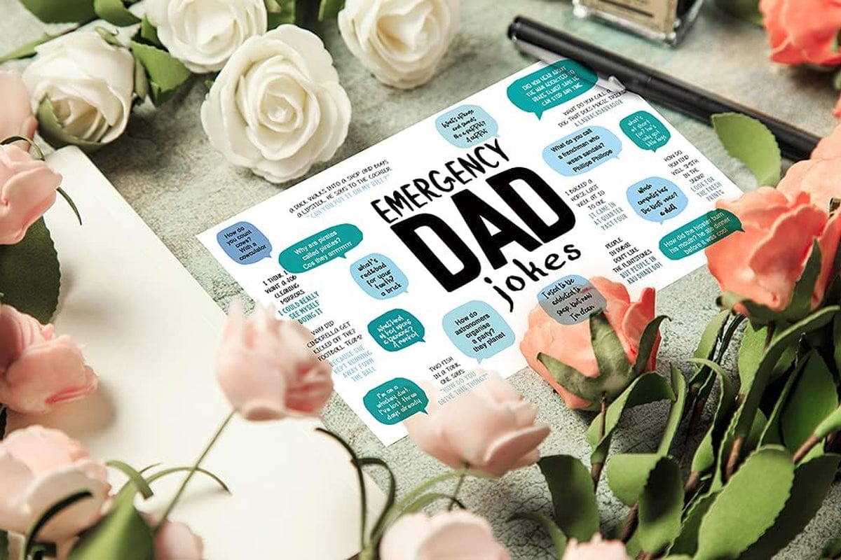 GeckoCustom Joke Fathers Day Card for Dad, Birthday Card for Dad, Emergency Extra Funny Joker Greeting Card for the Father'S Day Gifts, Variety Joke Card for Father, Fathers Day Card from Daughter