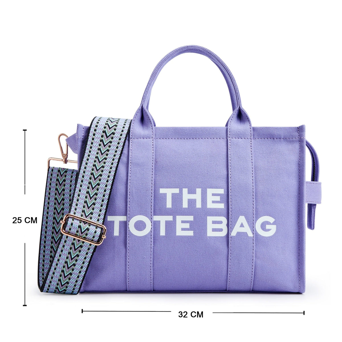 GeckoCustom KALIDI Canvas Tote Bag Casual CanvasLarge Capacity Women Shoulder Purse For Female Crossbody Bags Handbags Big Shopper Bag purple C / China