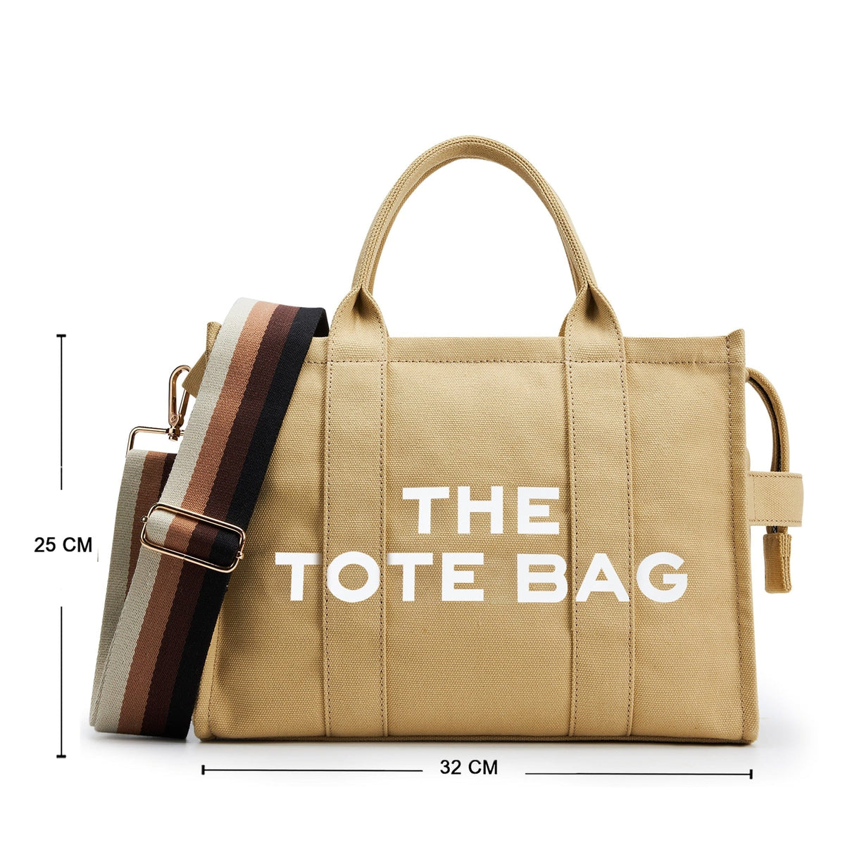 GeckoCustom KALIDI Canvas Tote Bag Casual CanvasLarge Capacity Women Shoulder Purse For Female Crossbody Bags Handbags Big Shopper Bag khaki C / China