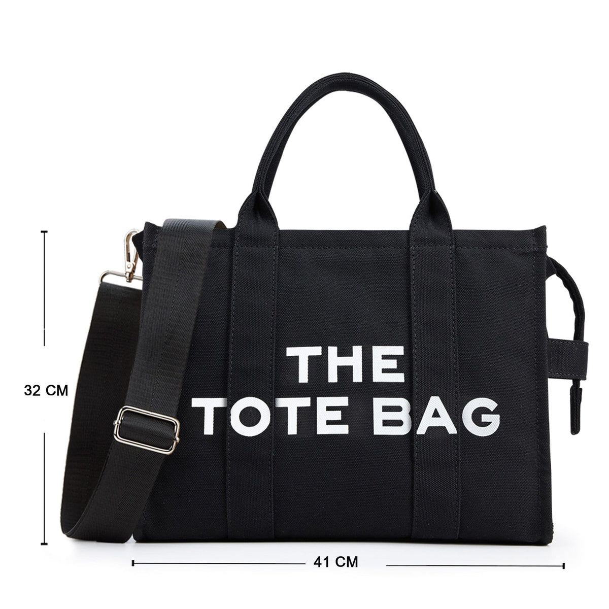 GeckoCustom KALIDI Canvas Tote Bag Casual CanvasLarge Capacity Women Shoulder Purse For Female Crossbody Bags Handbags Big Shopper Bag black Big / China