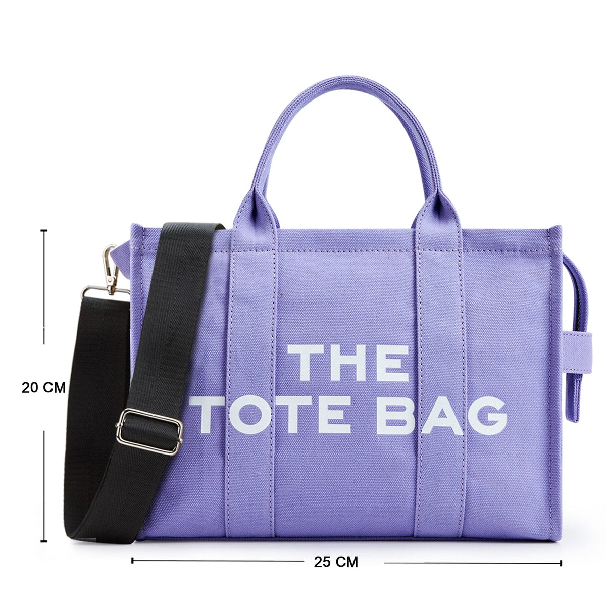 GeckoCustom KALIDI Canvas Tote Bag Casual CanvasLarge Capacity Women Shoulder Purse For Female Crossbody Bags Handbags Big Shopper Bag purple  Mini / China