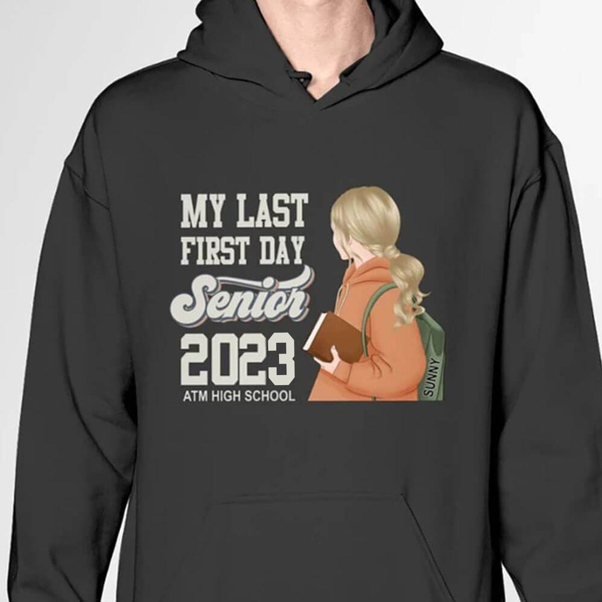 GeckoCustom Last First Day Senior 2023 Class Of 2023 Shirt