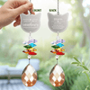 GeckoCustom Look For Me In Rainbows Cat Personalized Memorial Rainbow Suncatcher N304 HA75 891440 13.18''