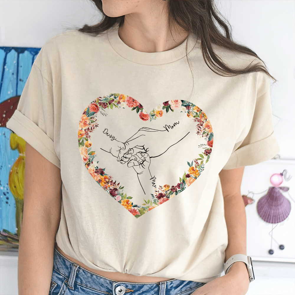 GeckoCustom Love Heart Happy Mother's Day Shirt Personalized Gift T286 890376