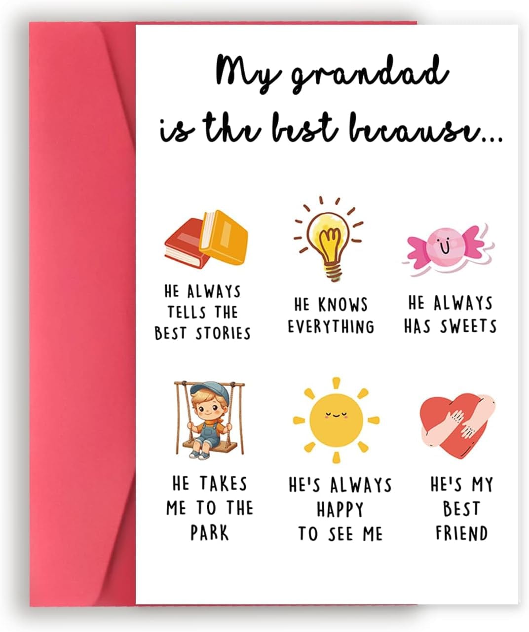 GeckoCustom Lovely Taco Father'S Day Card for Dad, Funny Fathers Day Gift for Husband from Wife, Romantic Father'S Day Card, Happy Father'S Day to the Only Meat for My Taco Grandad Card