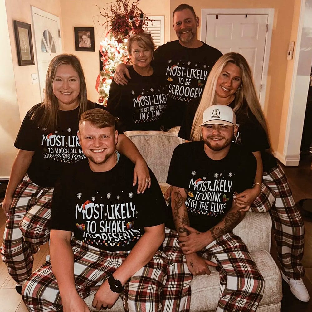 GeckoCustom Most Likely To Funny Christmas Tees N304 890073