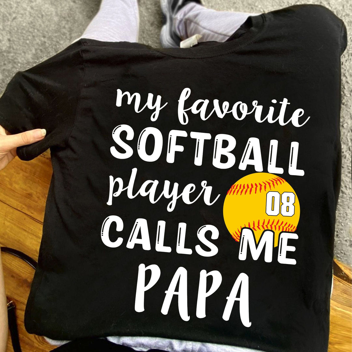 GeckoCustom My Favorite Softball Player Personalized Custom Softball Shirts C497