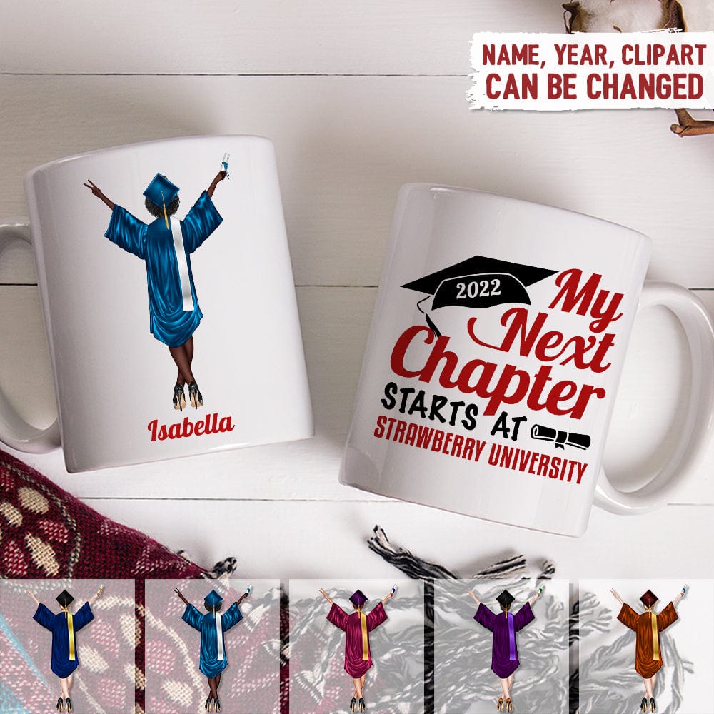 GeckoCustom My Next Chapter Start Graduation Mug, HN590