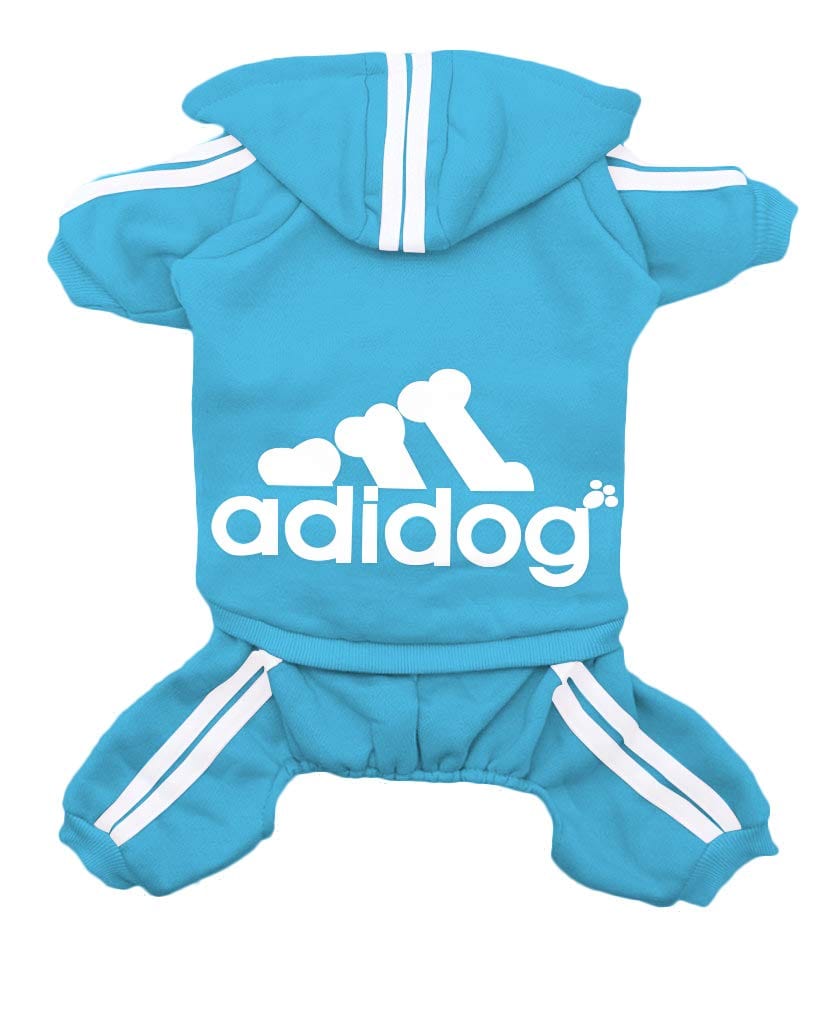 GeckoCustom New Pet Dog Clothes Spring Dog Hoodies Coat Letter Cute Small Dogs Chihuahua Pug Yorkshire Puppy Pet Hoodie Cat Clothing XXL Light blue / XS 0.5-1.2KG / China