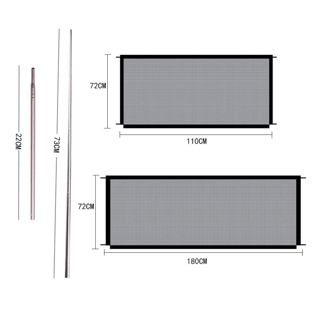GeckoCustom New Portable Folding Pet Barrier Fences