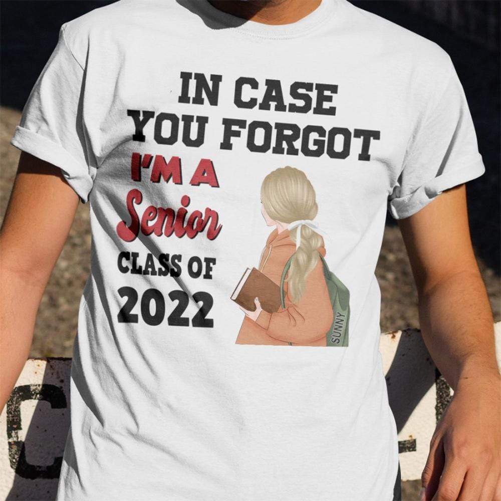 GeckoCustom Personalized Custom Back To School Shirt, I'm Senior 2022 Shirt, Senior 2022 Shirt, Class of 2022 Shirt