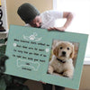 GeckoCustom Personalized Custom Print Canvas, Dog Lover Gift, When Tomorrow Starts Without Me 12"x8"