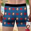 GeckoCustom Personalized Face Hands White Men's Boxer Briefs DA199 889344