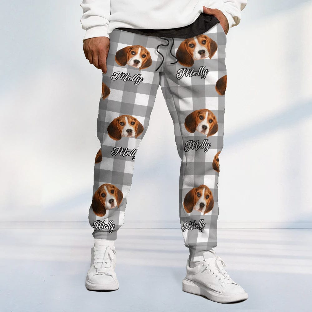 GeckoCustom Personalized Sweatpants Dog Cat Upload Photo And Custom Name  N369 889512