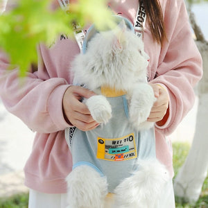 GeckoCustom Pet Cat Carrier Bags Breathable Outdoor Pet Carriers Small Dog Cat Backpack Fashion Travel Pet Bag Transport Puppy Carrier Style-B / M