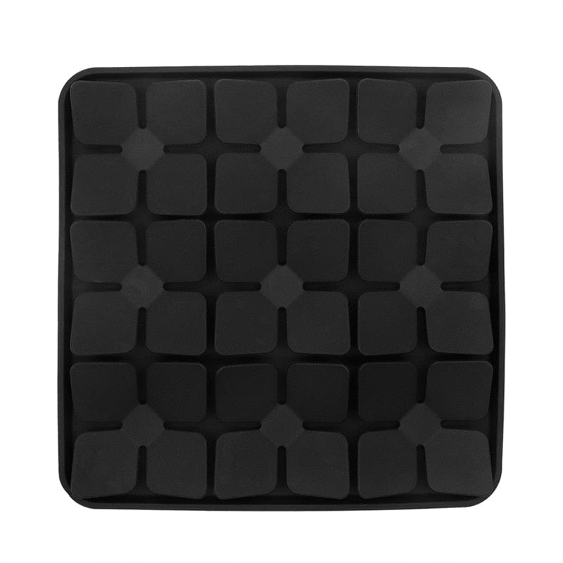 GeckoCustom Pet Dog Bowl Dog Slow Feeder Bowl Puppy Cat Slow Eating Dish Bowl Anti-chock Food Plate Feeding Dog Cat Food Bowl Pet Supplies Black Square