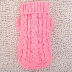 GeckoCustom Pet Dog Cat Clothing Winter Autumn Warm Cat Knitted Sweater Jumper Puppy Pug Coat Clothes Pullover Knitted Shirt Kitten Clothes