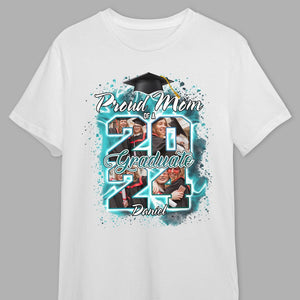 GeckoCustom Proud Of A Family Graduated 2023 Shirt NHS87 HN590