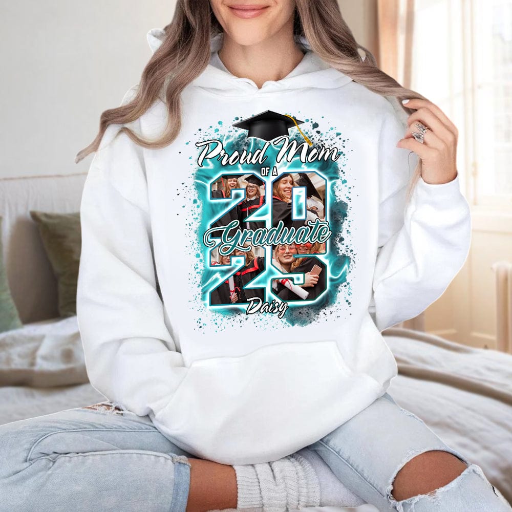 GeckoCustom Proud Of A Family Graduated 2024 Shirt TA29 Pullover Hoodie / Sport Grey Colour / S