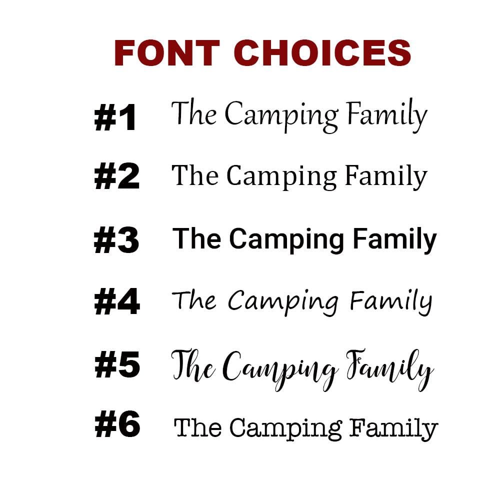 GeckoCustom RV Camping Car Camping Cut Out Wood Ornament HN590