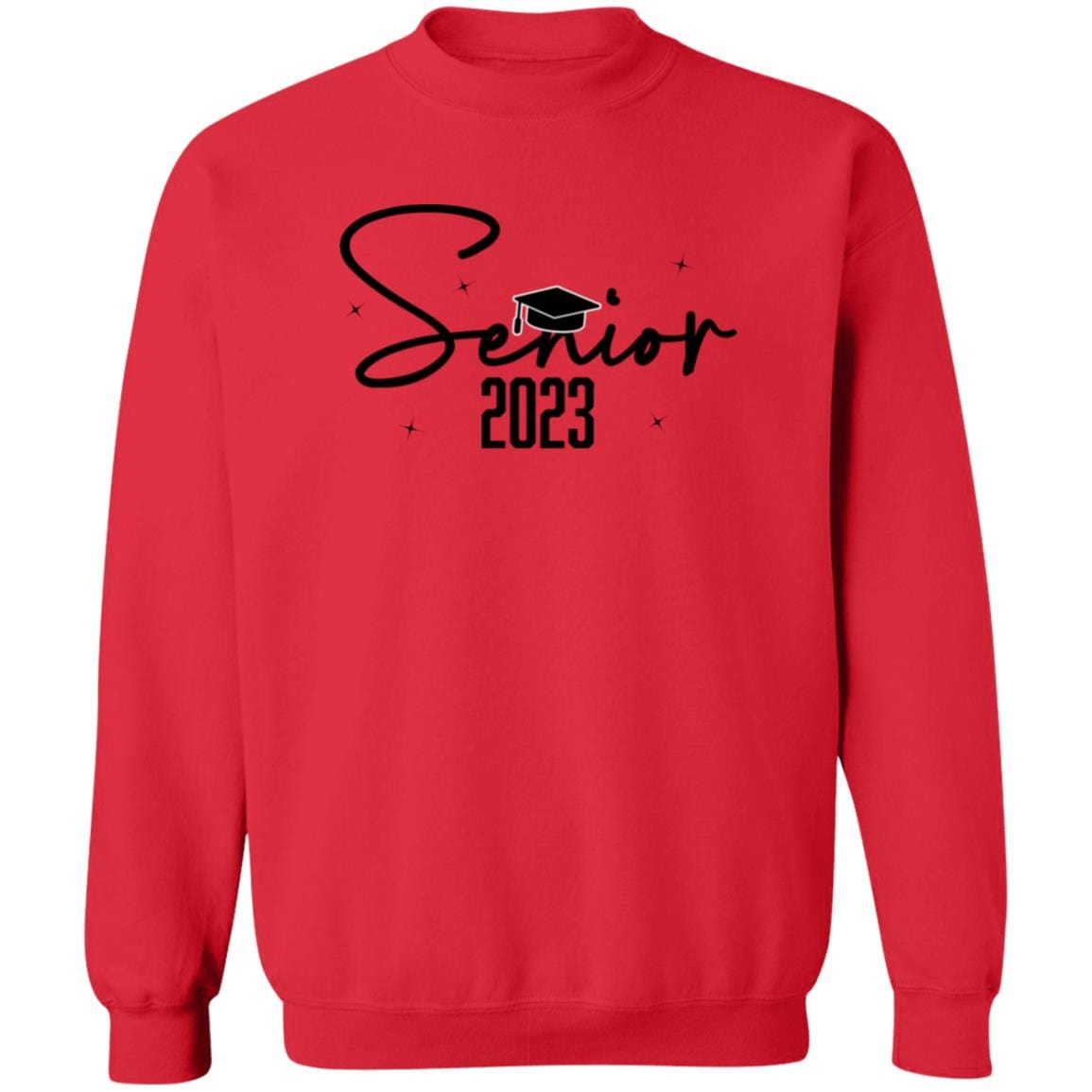 GeckoCustom Senior 2023 Sweatshirt Class of 2023 Sweatshirt H422 Sweatshirt / Red / S