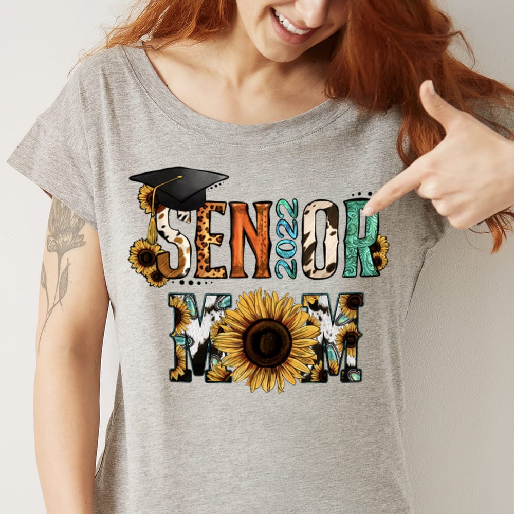 GeckoCustom Senior Mom 2022 Shirt HN590 Women T Shirt / Sport Grey Color / S