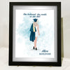 GeckoCustom She Belived, She Could, So She Did It Graduation Gift Picture Frame TH10 892349 Picture Frame / 8"x10"