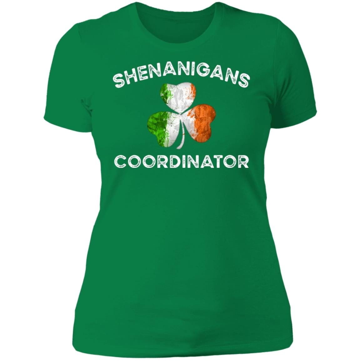 GeckoCustom Shenanigans Coordinator Women Tee / Kelly Green / X-Small