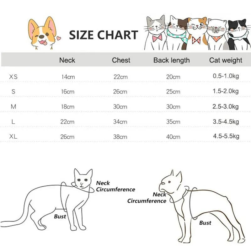 GeckoCustom Sphynx Cat Clothes Cute Cotton Kitten Cat Jumpsuit Warm Cats Overalls Hoodies Costumes For Sphinx Devon Cat ropa para gato