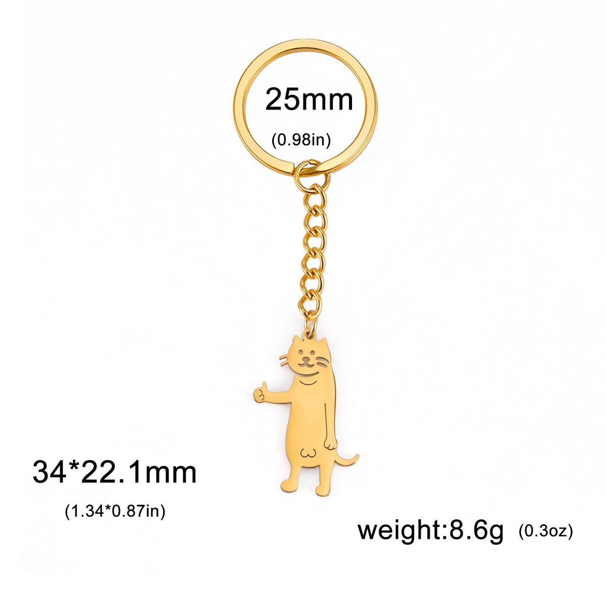 GeckoCustom Teamer Funny Fuxk You Middle Finger Stickman Keychain 2023 Cute Trend School Bag Car Key Pendant Couple New Trinket Gift Keyring Cat-G