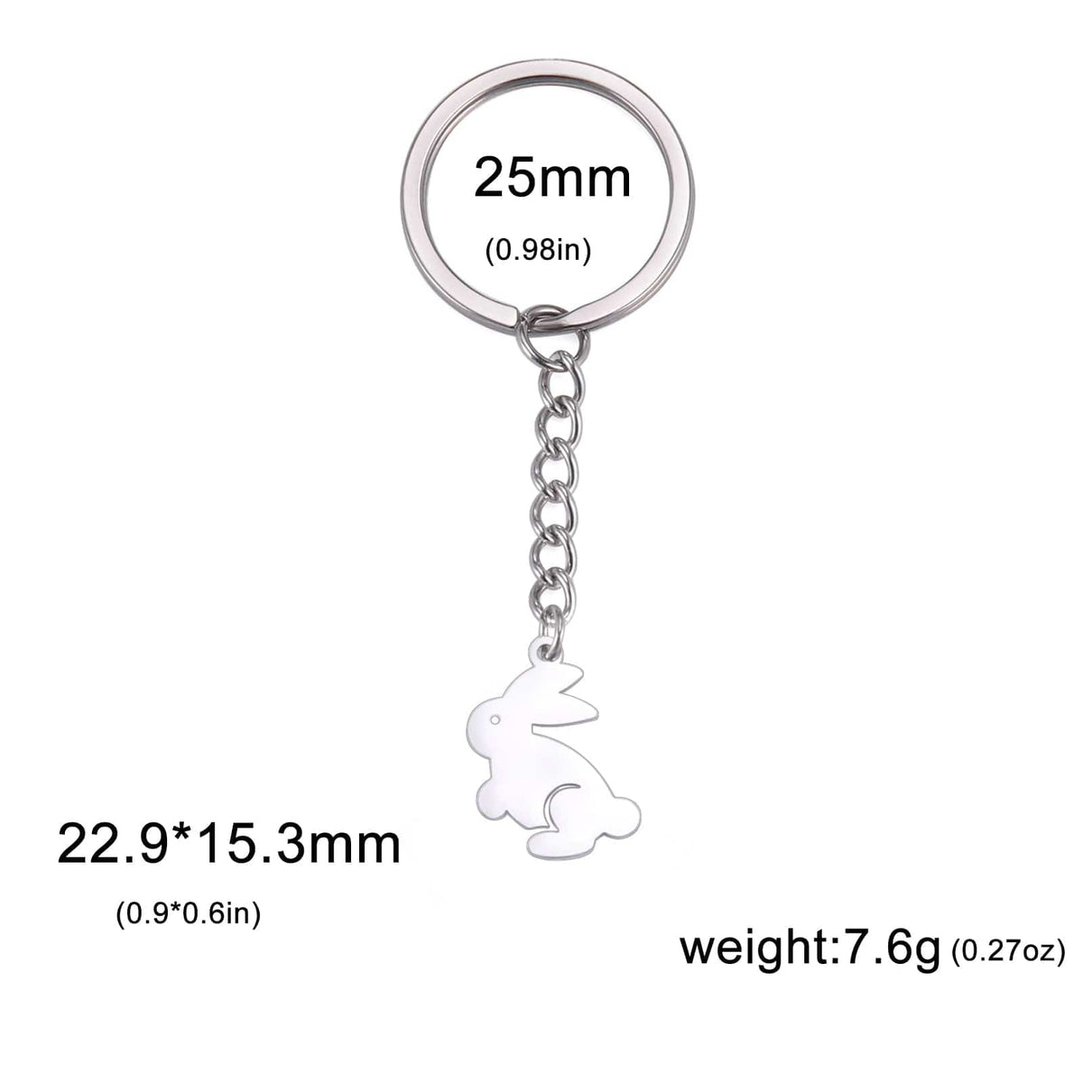 GeckoCustom Teamer Funny Fuxk You Middle Finger Stickman Keychain 2023 Cute Trend School Bag Car Key Pendant Couple New Trinket Gift Keyring Rabbit-S