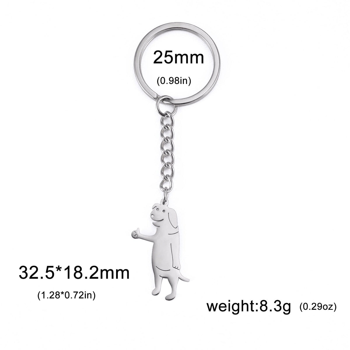 GeckoCustom Teamer Funny Fuxk You Middle Finger Stickman Keychain 2023 Cute Trend School Bag Car Key Pendant Couple New Trinket Gift Keyring Dog-S