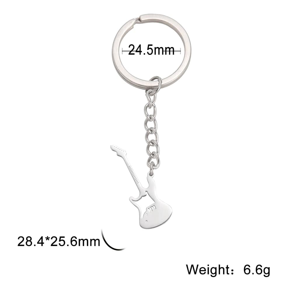 GeckoCustom Teamer Funny Fuxk You Middle Finger Stickman Keychain 2023 Cute Trend School Bag Car Key Pendant Couple New Trinket Gift Keyring Guitar