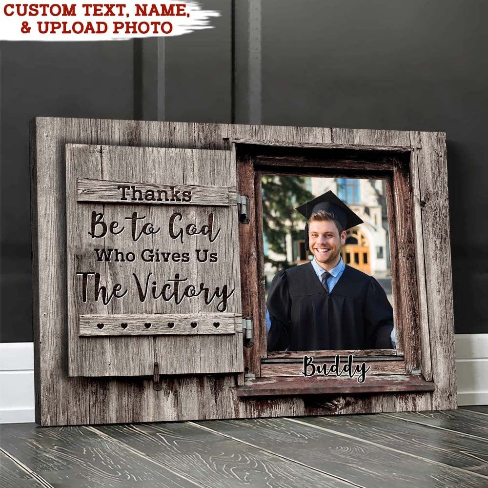 GeckoCustom Upload Image Graduation Canvas HN590